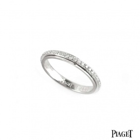 Piaget 18k White Gold Possession Diamond Ring 0.35ct